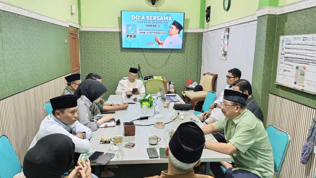 doa keselamatan bangsa dan negara oleh DPC PKB Kota Malang