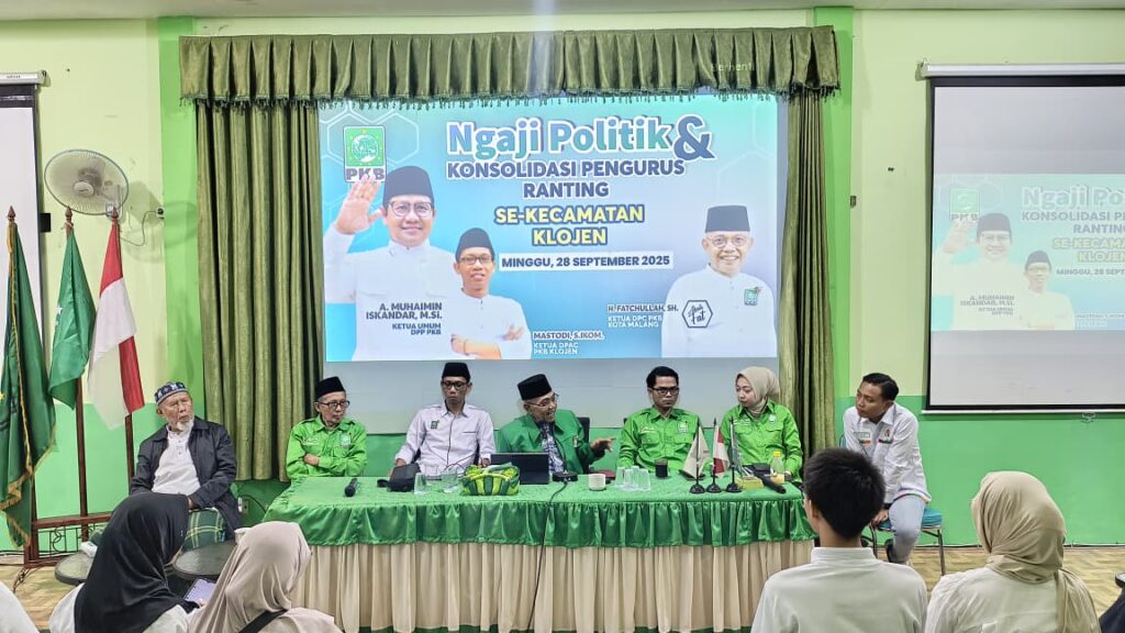 Ngaji Politik DPC PKB Kota Malang, Wadah Belajar Politik Bagi Generasi Muda q
