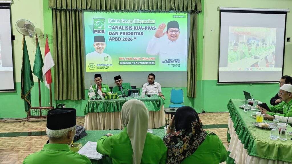 Pastikan APBD Berpihak Pada Rakyat, DPC PKB Gelar FGD Bahas KUA-PPAS APBD 2026