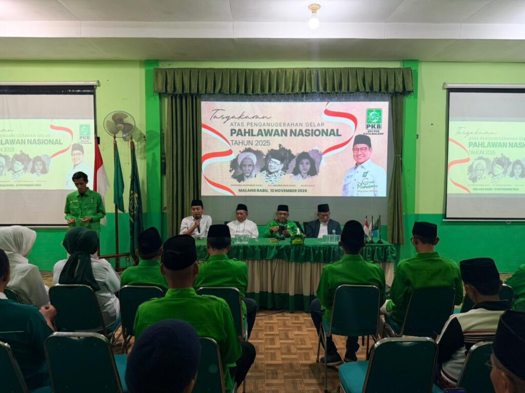 PKB Kota Malang Gelar Tasyakuran Penganugerahan Pahlawan Nasional 2025: Teladani Nilai Perjuangan Gus Dur
