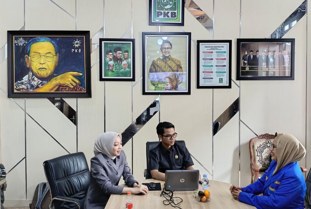 Kader Kopri Aieou Fathunnisa Sampaikan Usulan Penguatan RTH kepada Ketua Fraksi PKB