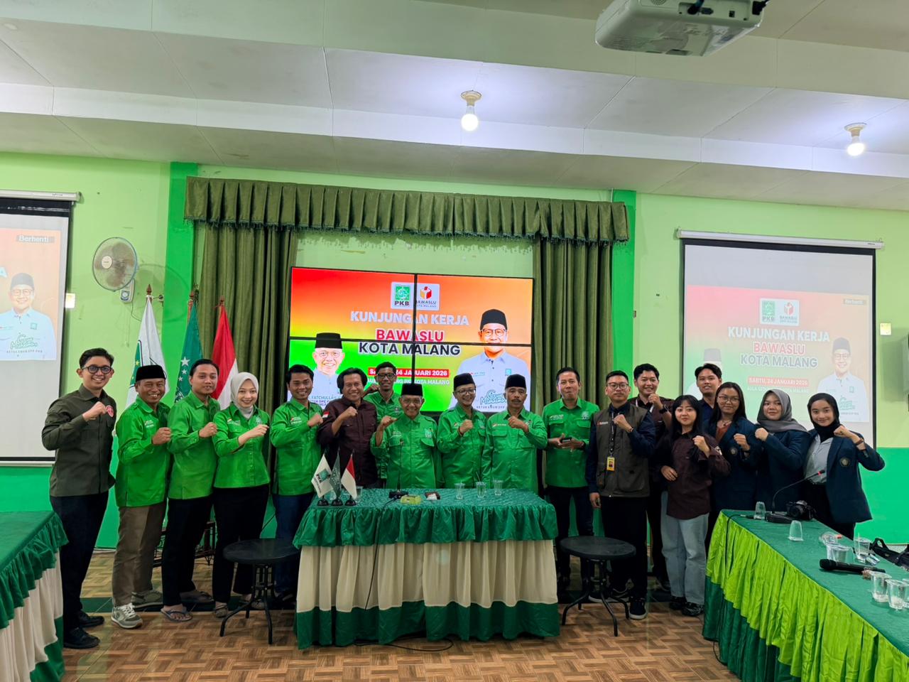 Bawaslu Kota Malang Kunjungi Kantor DPC PKB